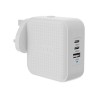 Targus HyperJuice - Síťový adaptér - GaN - 70 Watt - QC 3.0, Power Delivery 3.0 + PPS - 3 výstupní konektory (USB, 2 x USB-C)