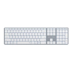 Targus HyperSpace - Klávesnice - full size - podsvícená - bezdrátový - Bluetooth 5.0 - QWERTY - britská - šedá space gray