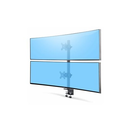 StarTech.com Desk Mount For 2x Vertically Stacked Monitors, Dual 49", TAA - Montážní sada (C-clamp 25-100 mm, pole assembly