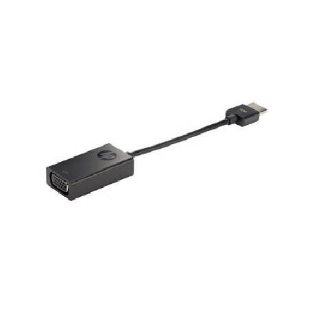 HP HDMI to VGA Display Adapter - Video adaptér - HD-15 (VGA) se zdířkami (female) do HDMI s piny (male)