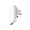 dbramante1928 re-charge Pro - Síťový adaptér - 20 Watt - 3 A - 2 výstupní konektory (USB-C, USB) - bílá