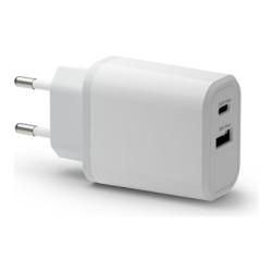 dbramante1928 re-charge - Síťový adaptér - 30 Watt - 3 A - PD/PPS - 2 výstupní konektory (USB-C, USB) - bílá - Evropa
