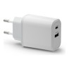 dbramante1928 re-charge - Síťový adaptér - 30 Watt - 3 A - PD/PPS - 2 výstupní konektory (USB-C, USB) - bílá - Evropa