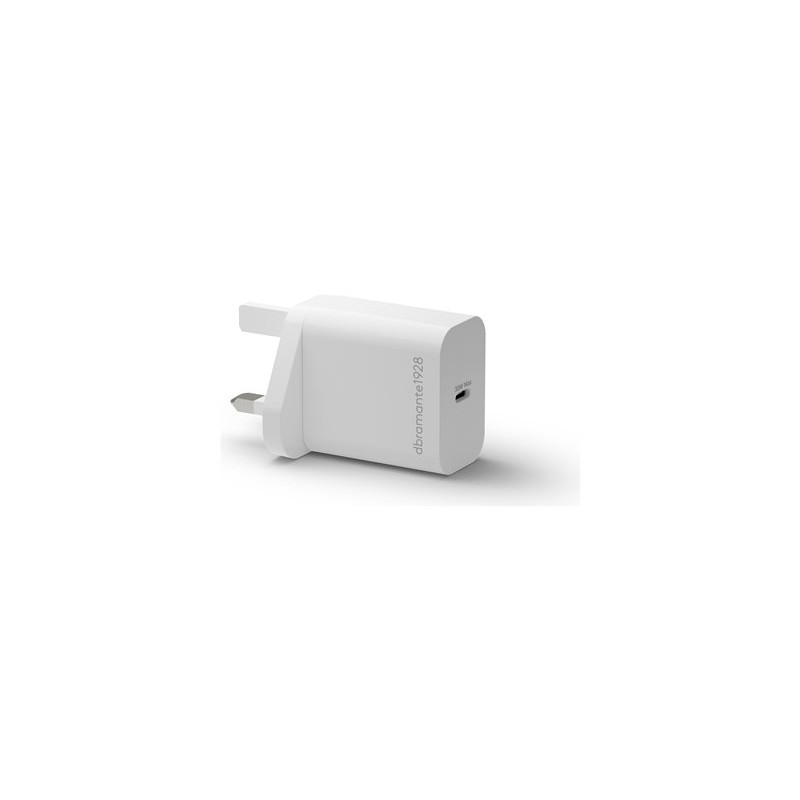 dbramante1928 re-charge - Síťový adaptér - 30 Watt - 3 A (USB-C) - bílá - Velká Británie