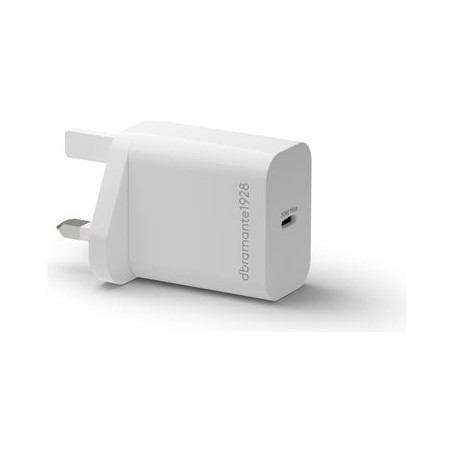 dbramante1928 re-charge - Síťový adaptér - 30 Watt - 3 A (USB-C) - bílá - Velká Británie