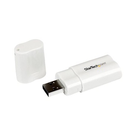StarTech.com USB to Stereo Audio Adapter Converter - USB stereo Adapter - USB External sound Card - Laptop sound Card