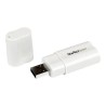 StarTech.com USB to Stereo Audio Adapter Converter - USB stereo Adapter - USB External sound Card - Laptop sound Card