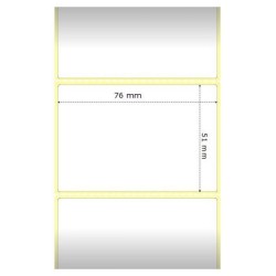 Zebra etikety Z-Perform 1000D , 76x51mm, 1,370 etiket
