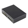 StarTech.com Industrial 6 Port Gigabit Ethernet Switch 4 PoE RJ45 +2 SFP Slots 30W PoE+ 48VDC 10/100/1000 Power Over Ethernet