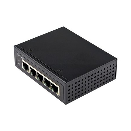 StarTech.com Industrial 5 Port Gigabit PoE Switch, 30W, Power Over Ethernet Switch, Hardened GbE PoE+ Unmanaged Switch, Rugged