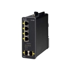 Cisco Industrial Ethernet 1000 Series - Přepínač - řízený - 4 x 10/100/1000 (PoE+) + 2 x 1000Base-X SFP (uplink) - lze montovat