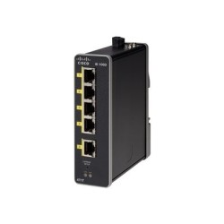 Cisco Industrial Ethernet 1000 Series - Přepínač - řízený - 1 x 10/100 (uplink) + 4 x 10/100 (downlink) - lze montovat na
