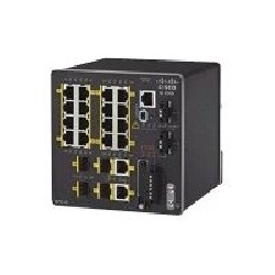 Cisco Industrial Ethernet 2000 Series - Přepínač - řízený - 16 x 10/100 + 2 x kombinované Fast Ethernet SFP + 2 x Fast Ethernet