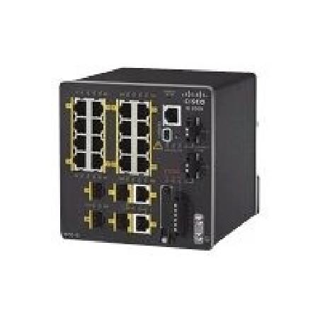 Cisco Industrial Ethernet 2000 Series - Přepínač - řízený - 16 x 10/100 + 2 x kombinované Fast Ethernet SFP + 2 x Fast Ethernet