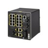 Cisco Industrial Ethernet 2000 Series - Přepínač - řízený - 16 x 10/100 (PoE+) + 2 x kombinace Gigabit SFP - lze montovat na