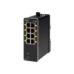 Cisco Industrial Ethernet 1000 Series - Přepínač - řízený - 2 x 10/100 (uplink) + 6 x 10/100 (downlink) - lze montovat na