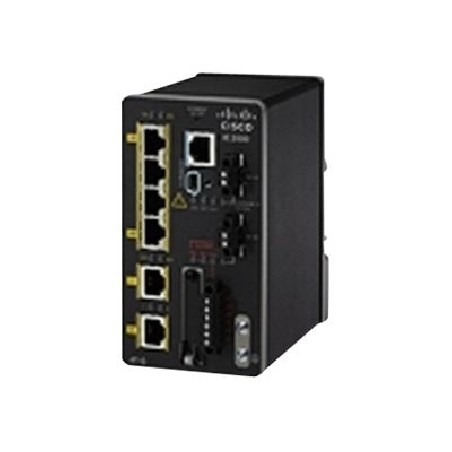 Cisco Industrial Ethernet 2000 Series - Přepínač - řízený - 4 x 10/100 + 2 x 10/100/1000 - lze montovat na konzolu D… IE20004TGB