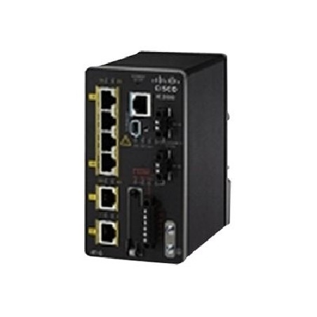 Cisco Industrial Ethernet 2000 Series - Přepínač - řízený - 4 x 10/100 + 2 x SFP - lze montovat na konzolu DIN IE20004TSB