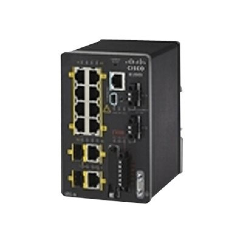 Cisco Industrial Ethernet 2000 Series - Přepínač - řízený - 8 x 10/100 + 2 x kombinace Gigabit SFP - lze montovat n… IE20008TCGN