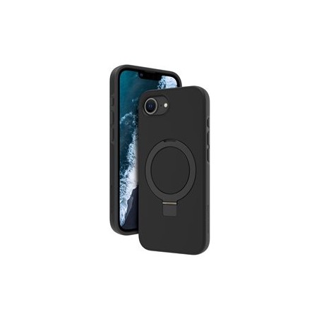 dbramante1928 Iceland Pro - Zadní kryt pro mobilní telefon - stojan - kompatibilita s MagSafe - černá - pro Apple iPhone 16e
