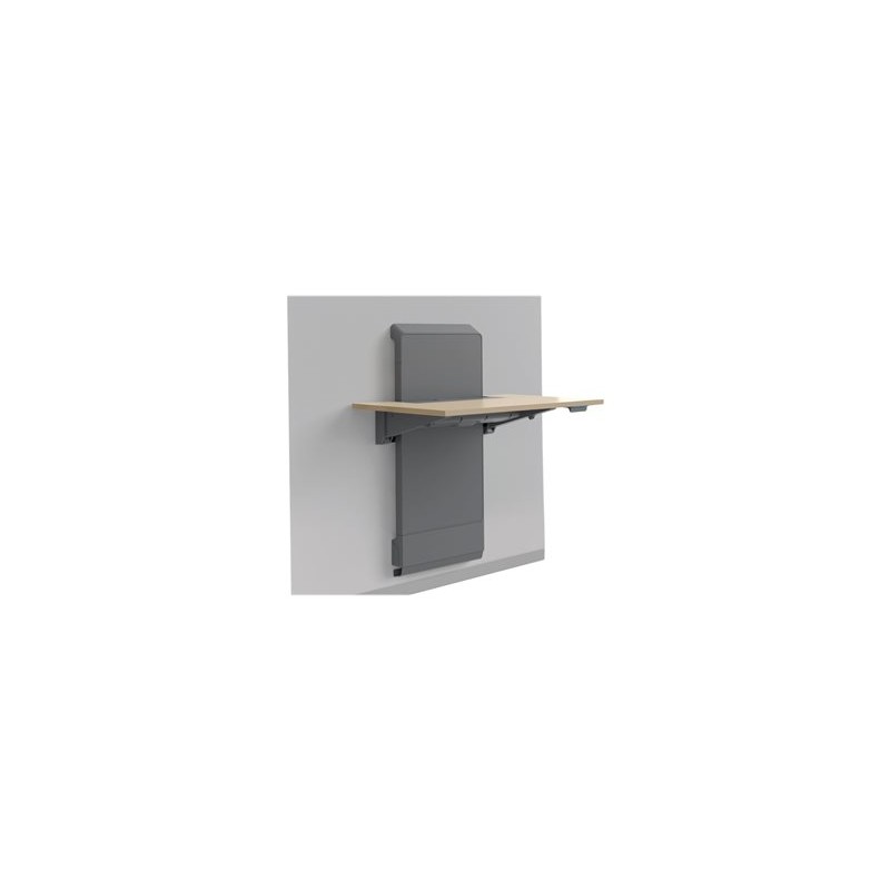 Ergotron JUV Wall - Upevňovací komponent (pracovní plocha) - akrylonitril-butadien-styren (ABS) - icy white - montáž na stěnu