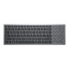 Dell Pro Plus Compact KB740 - Klávesnice - kompaktní - bezdrátový - 2.4 GHz, Bluetooth 5.0 - QWERTZ - maďarská - titanová šedá