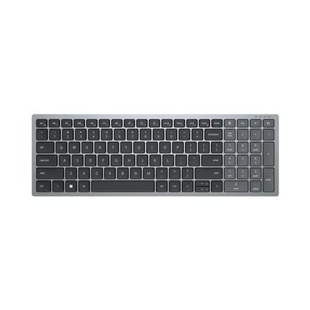 Dell Pro Plus Compact KB740 - Klávesnice - kompaktní - bezdrátový - 2.4 GHz, Bluetooth 5.0 - QWERTY - US mezinárodní - titanová
