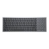 Dell Pro Plus Compact KB740 - Klávesnice - kompaktní - bezdrátový - 2.4 GHz, Bluetooth 5.0 - QWERTY - US mezinárodní - titanová