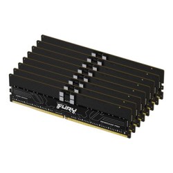 Kingston FURY Renegade Pro - DDR5 - sada - 256 GB: 8 x 32 GB - DIMM 288-pin - 6000 MT/s / PC5-48000 - CL32 - 1.35 V