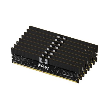 Kingston FURY Renegade Pro - DDR5 - sada - 256 GB: 8 x 32 GB - DIMM 288-pin - 6000 MT/s / PC5-48000 - CL32 - 1.35 V