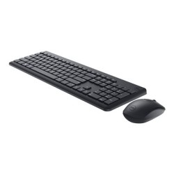 Dell Keyboard and Mouse KM3322W - Sada klávesnice a myši - bezdrátový - 2.4 GHz - QWERTY - US mezinárodní - černá