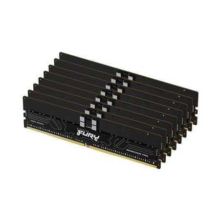 Kingston FURY Renegade Pro - DDR5 - sada - 256 GB: 8 x 32 GB - DIMM 288-pin - 6400 MHz / PC5-51200 - CL32 - 1.4 V
