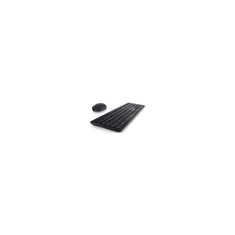 DELL Pro Wireless Keyboard and Mouse - KM5221W - US International (QWERTY) - Black