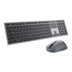 Dell Pro Plus Keyboard and Mouse KM7321W - Sada klávesnice a myši - bezdrátový - 2.4 GHz, Bluetooth 5.0 - titanová šedá