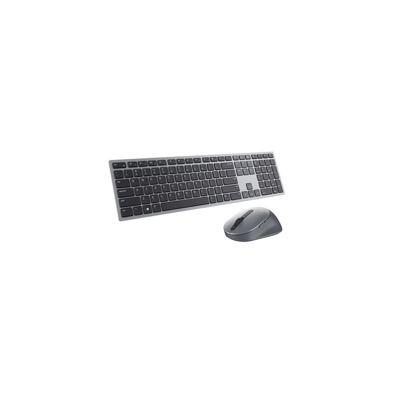 Dell Pro Plus Keyboard and Mouse KM7321W - Sada klávesnice a myši - bezdrátový - 2.4 GHz, Bluetooth 5.0 - titanová šedá