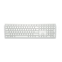 Dell Pro Keyboard and Mouse KM5221W - Klávesnice a sada myši - bezdrátový - 2.4 GHz - QWERTZ - maďarská - bílá