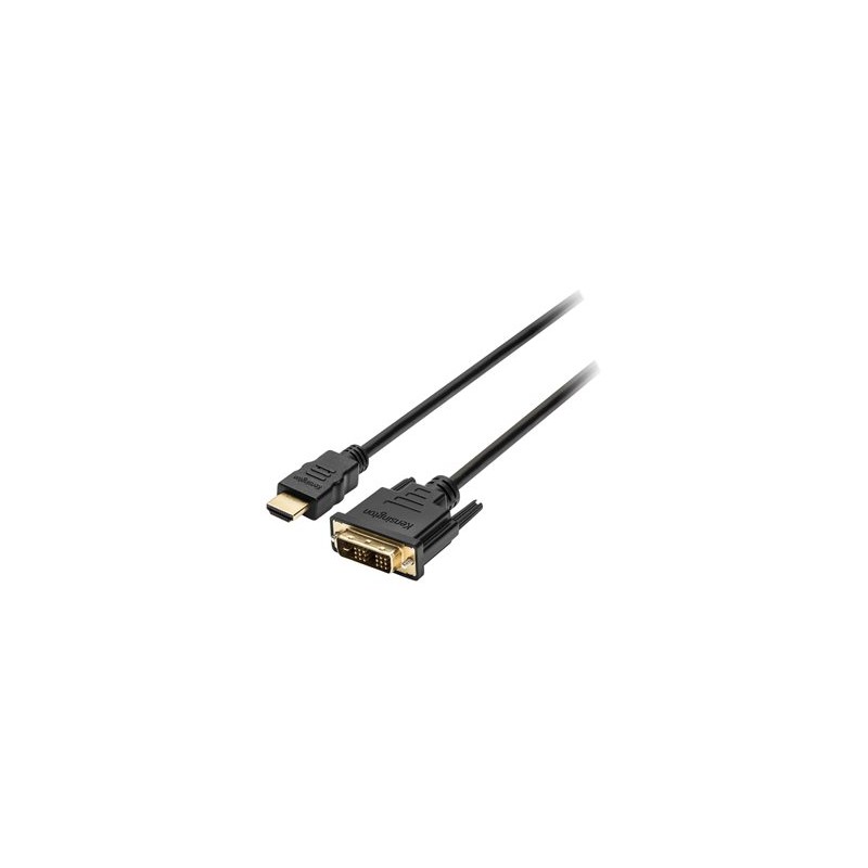 Kensington HDMI (M) to DVI-D (M) Passive Cable, 6ft - Kabel adaptéru - DVI-D s piny (male) do HDMI s piny (male) - 1.83 m