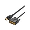 Kensington DisplayPort 1.1 (M) to DVI-D (M) Passive Cable, 6ft - Kabel adaptéru - DisplayPort (M) do DVI-D (M) - DisplayPort
