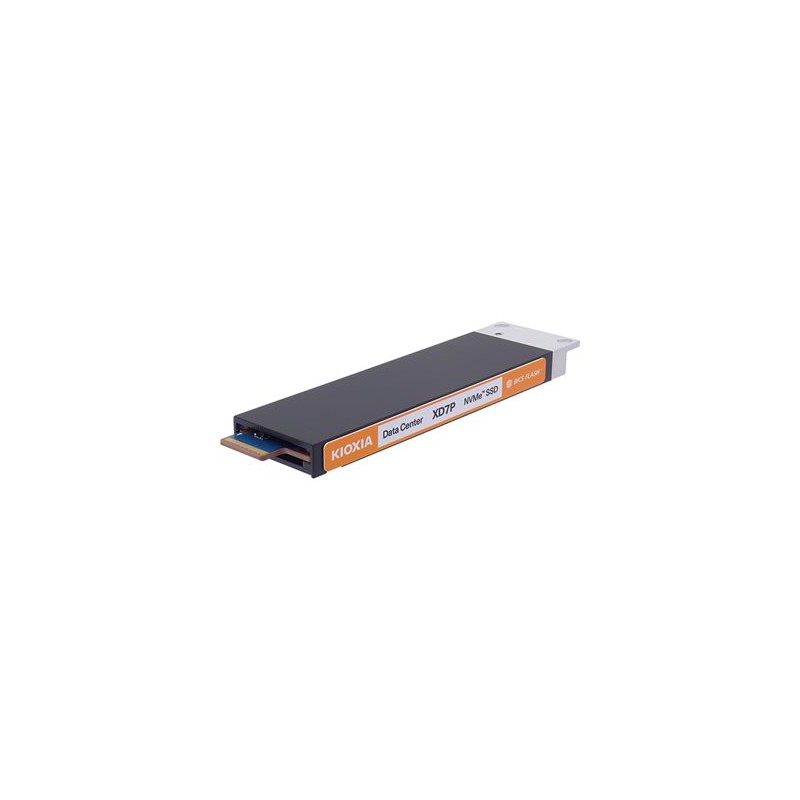 KIOXIA XD7P Series - SSD - šifrovaný - 7680 GB - interní - E1.S 9.5mm - PCI Express 5.0 (NVMe) - Self-Encrypting Drive (SED)