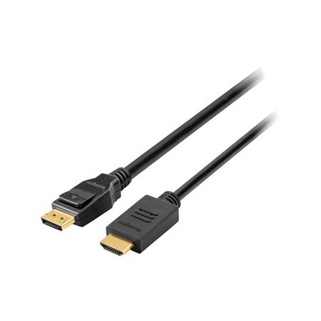 Kensington DisplayPort 1.2 (M) to HDMI (M) Passive Cable, 6ft - Kabel adaptéru - DisplayPort s piny (male) do HDMI s piny