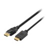 Kensington DisplayPort 1.2 (M) to HDMI (M) Passive Cable, 6ft - Kabel adaptéru - DisplayPort s piny (male) do HDMI s piny
