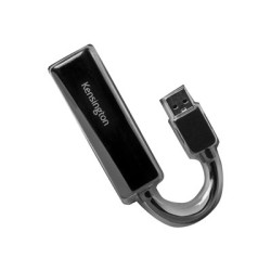 Kensington UA0000E - Síťový adaptér - USB 3.0 - Gigabit Ethernet x 1 - černá