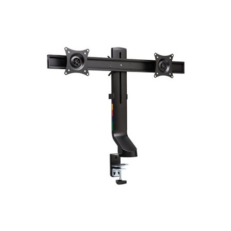 Kensington SmartFit Space-Saving Dual Monitor Arm - Montážní sada - Náklon a otočení - pro 2 monitory - hliník, plast, ocel
