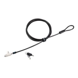 Kensington Slim N17 2.0 Keyed Laptop Lock for Wedge-Shaped Slots - Bezpečnostní kabelový zámek - 1.8 m