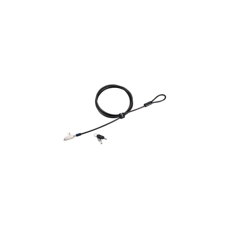 Kensington Slim N17 2.0 Keyed Laptop Lock for Wedge-Shaped Slots - Bezpečnostní kabelový zámek - 1.8 m