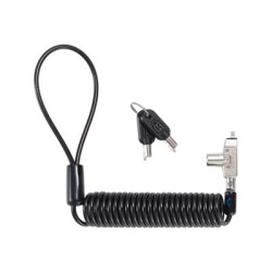 Kensington Slim N17 2.0 Portable Keyed Laptop Lock for Wedge Shaped Slots - Bezpečnostní kabelový zámek - 1.83 m