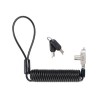 Kensington Slim N17 2.0 Portable Keyed Laptop Lock for Wedge Shaped Slots - Bezpečnostní kabelový zámek - 1.83 m