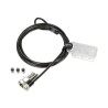 Kensington Universal 3-in-1 Combination Laptop Lock - Resettable - Bezpečnostní kabelový zámek - 1.8 m