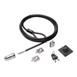 Kensington Desktop and Peripherals Locking Kit 2.0 - Supervisor Keyed - Sada pro bezpečnost systému - 2.44 m K64425S
