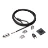 Kensington Desktop and Peripherals Locking Kit 2.0 - Supervisor Keyed - Sada pro bezpečnost systému - 2.44 m K64425S